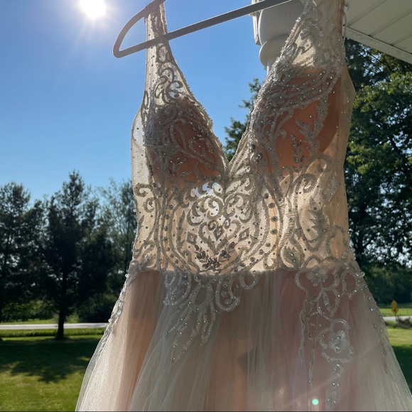 GLAMOUR by TERANI COUTURE beaded tulle gown | 8 - Picture 5 of 15